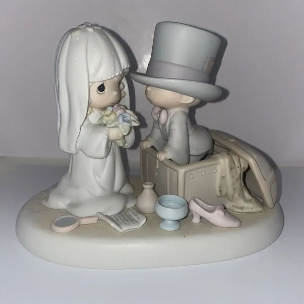 *Precious Moments Heaven Bless Your Togetherness Figurine 106755 1987 vintage